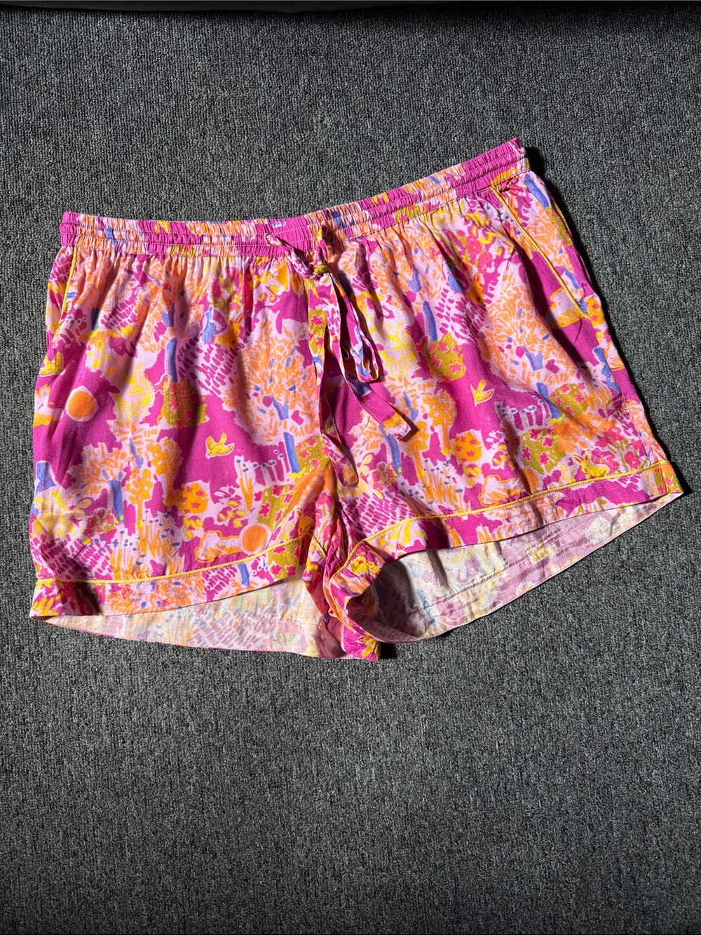 Colorful Roller Rabbit Pajama Bottoms size XL